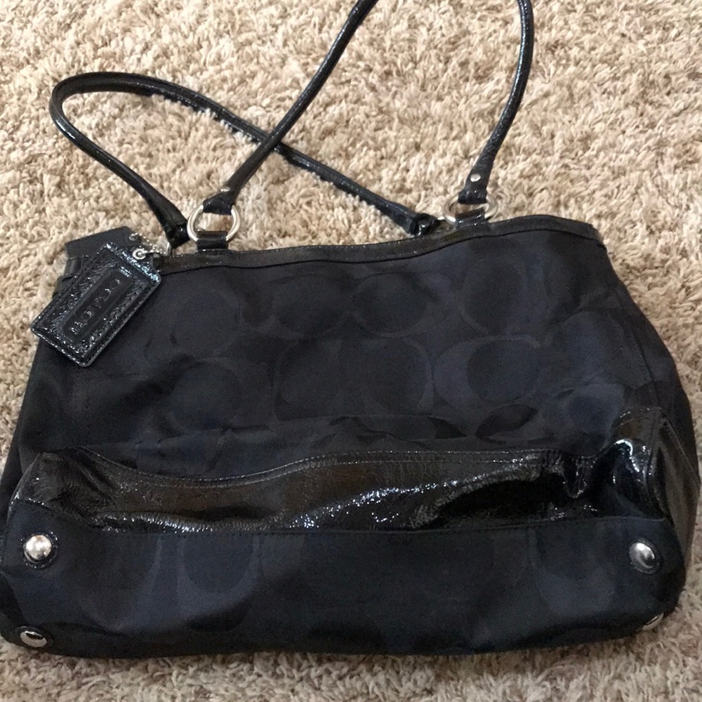 Black Coach purse - Picture 2 of 5